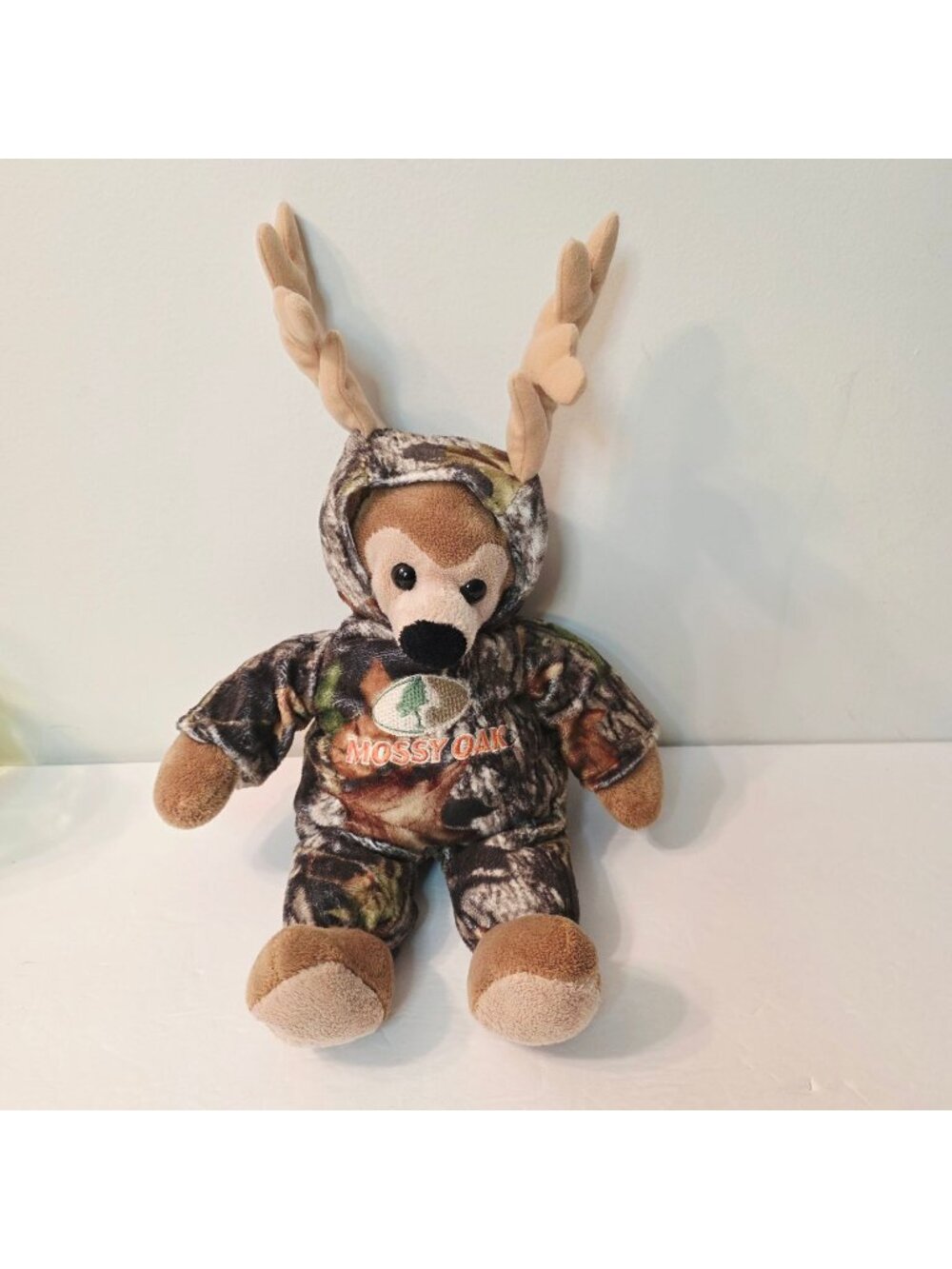 Mossy Oak Bear Plush Camouflage Costume Stuffed Animal Bass Pro Deer Hunt 15”